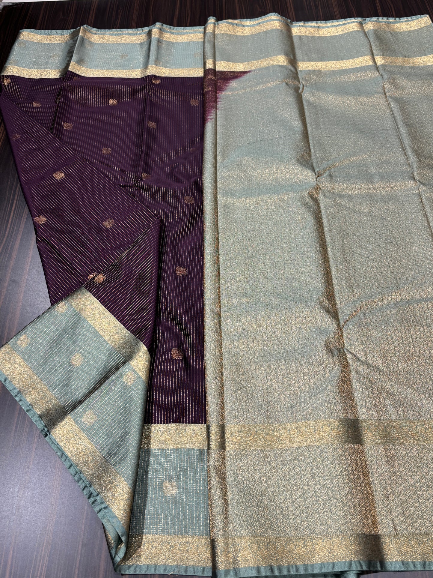 Semi Kanchipuram silk
