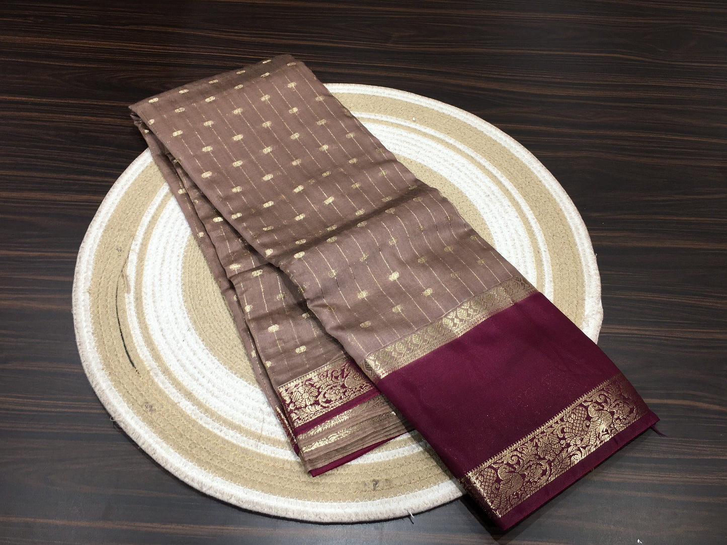 Semi Mysore crape