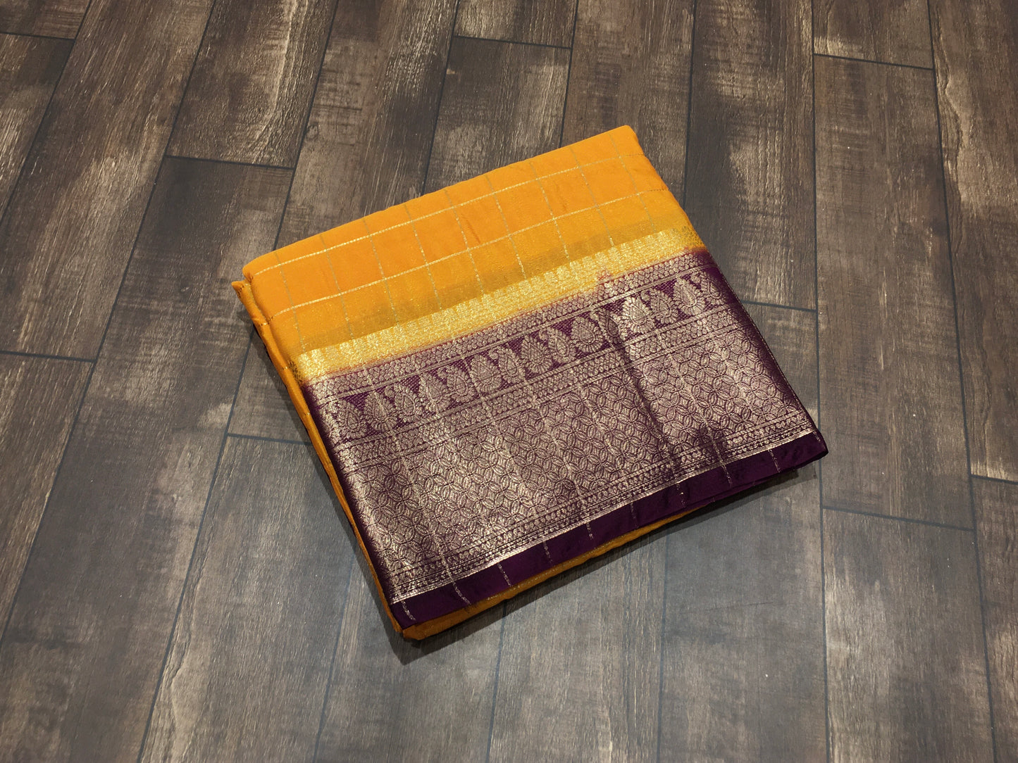 Semi Mysore Crape Saree