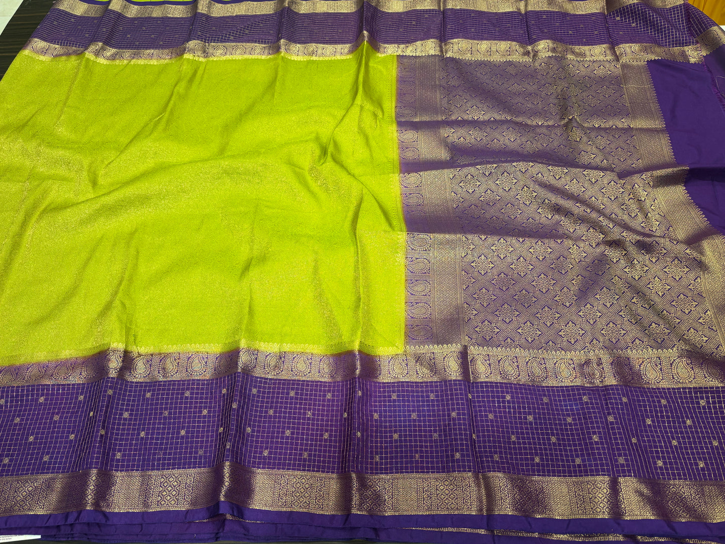 Semi Mysore Crape Saree
