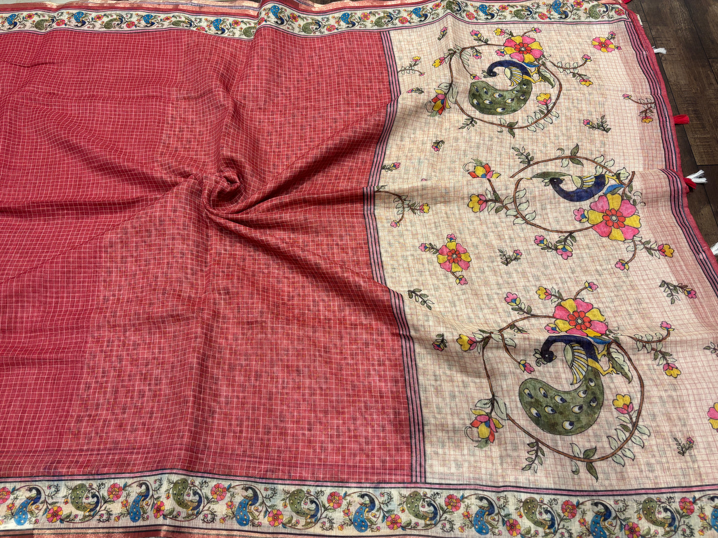 Fancy cotton saree