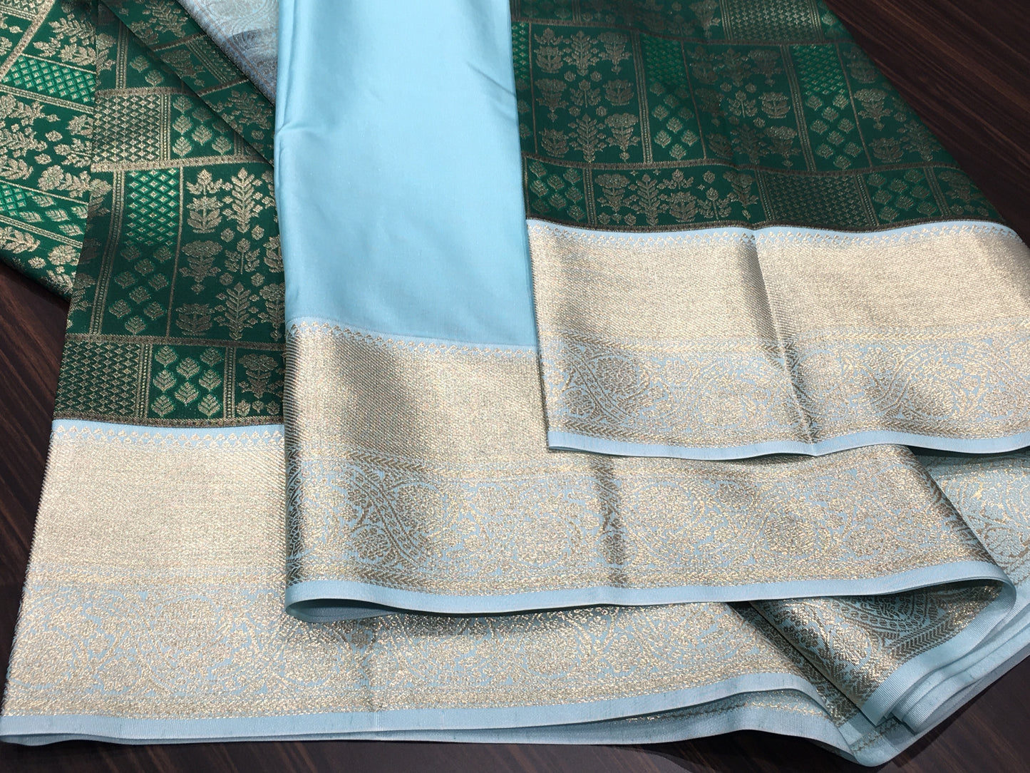 Semi Kanchipuram silk