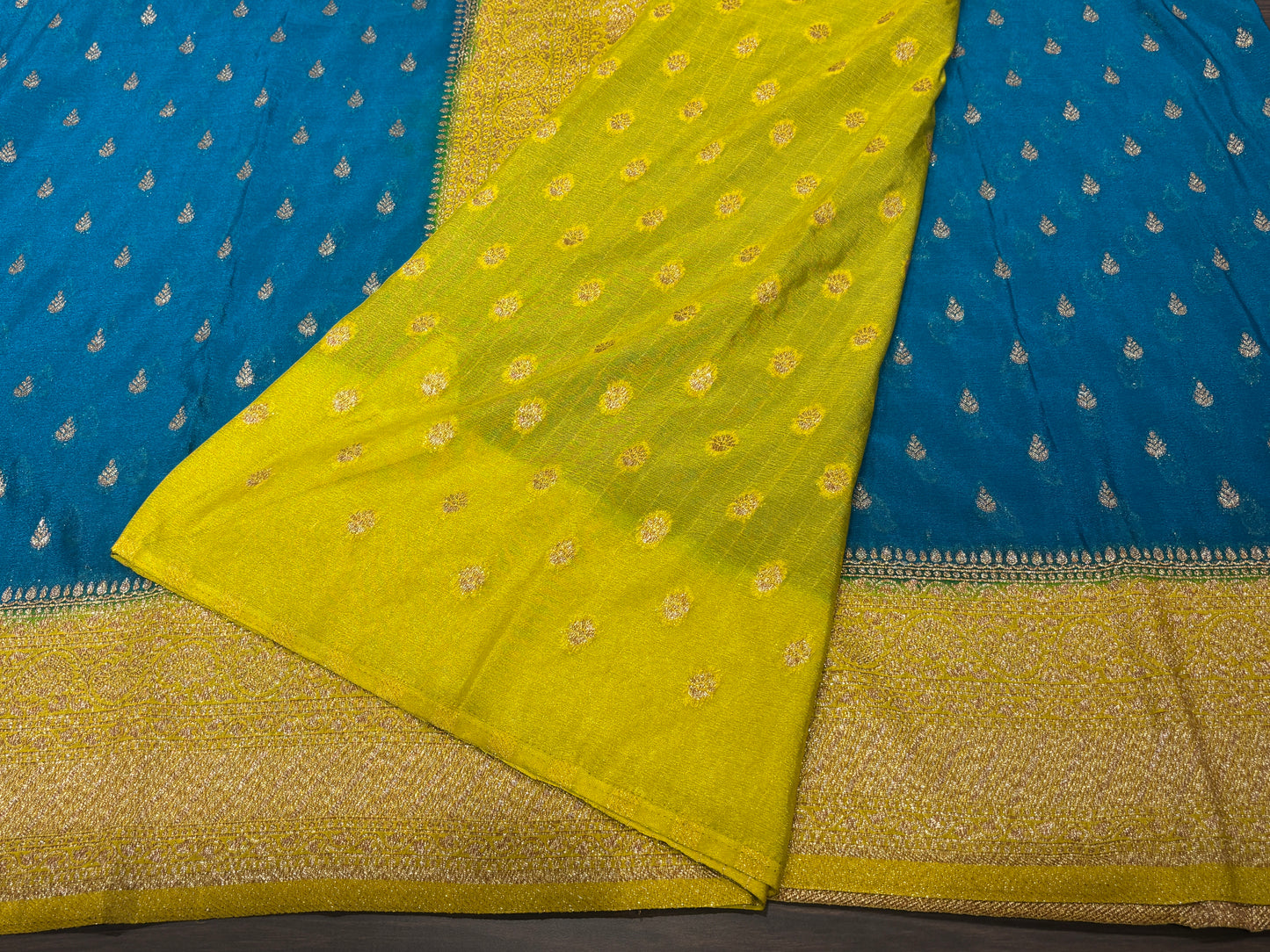 Chiffon georgette saree