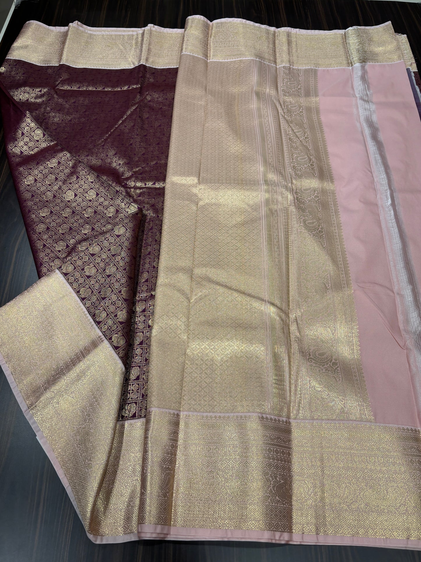 Semi Kanchipuram silk