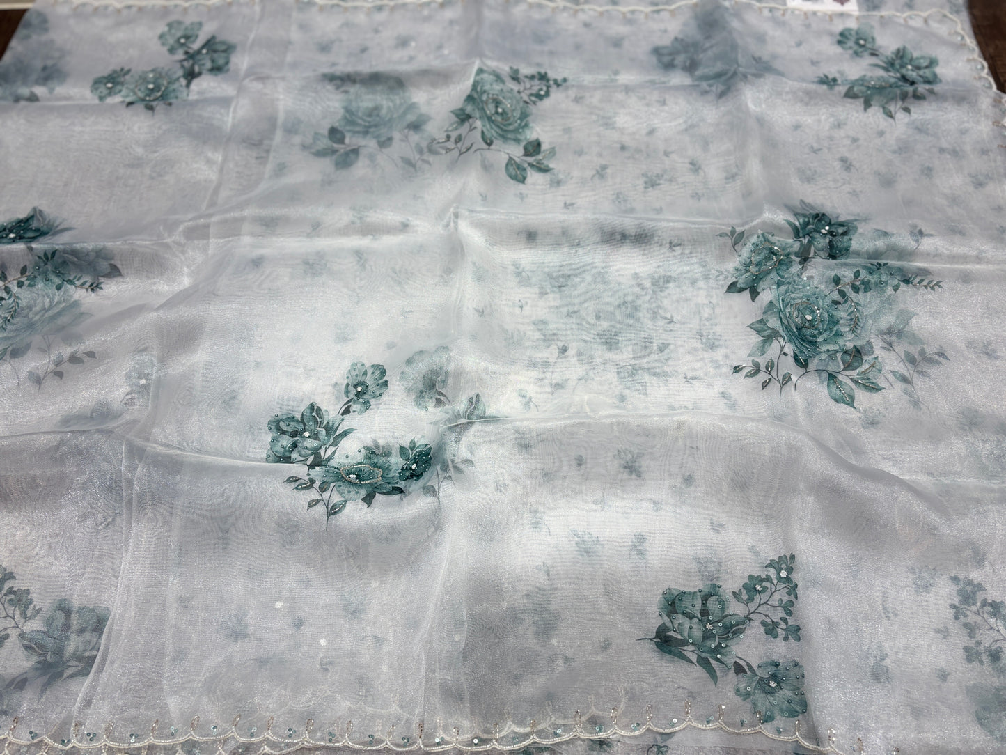 Organza saree
