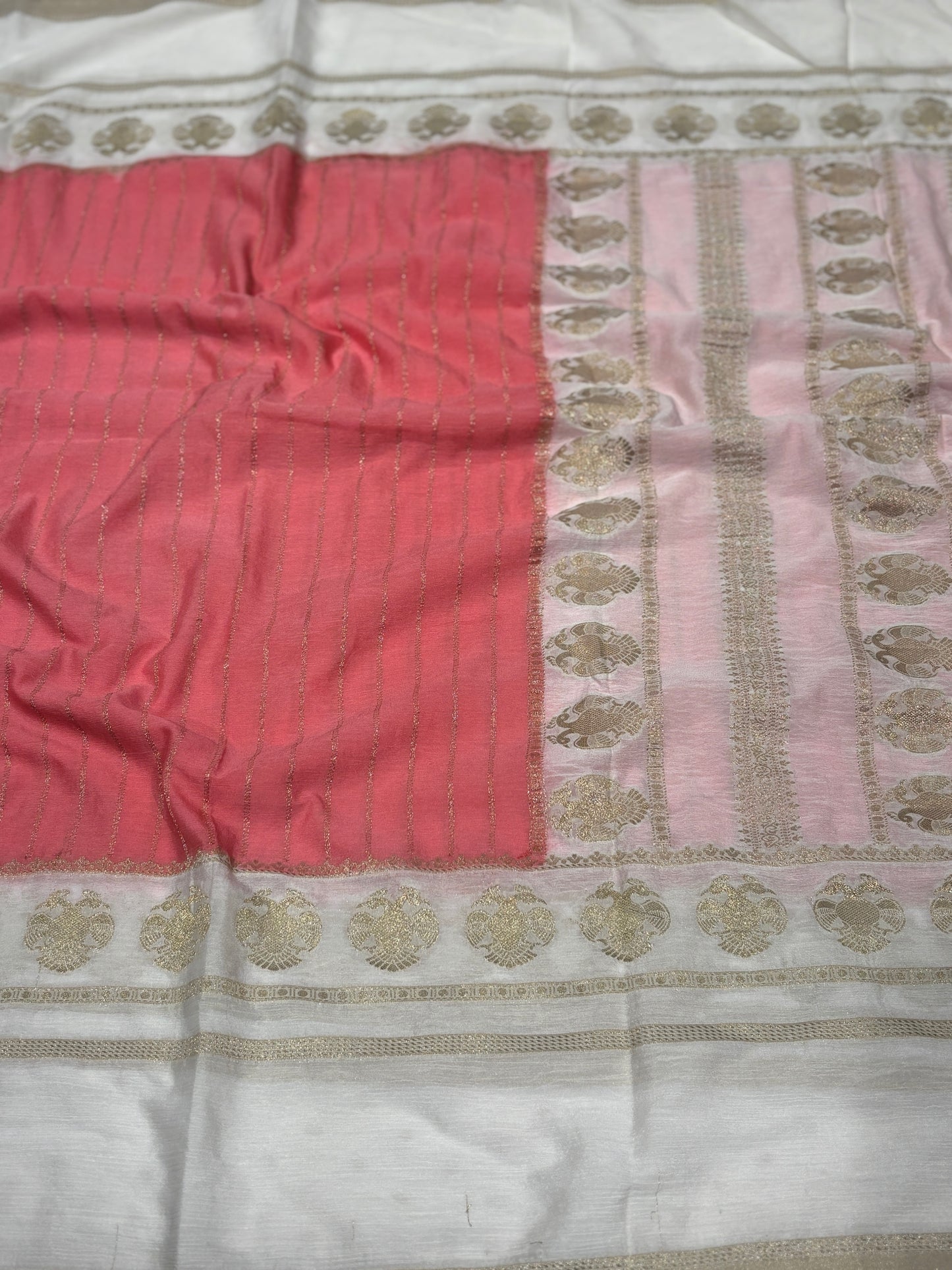 Chiffon crape saree