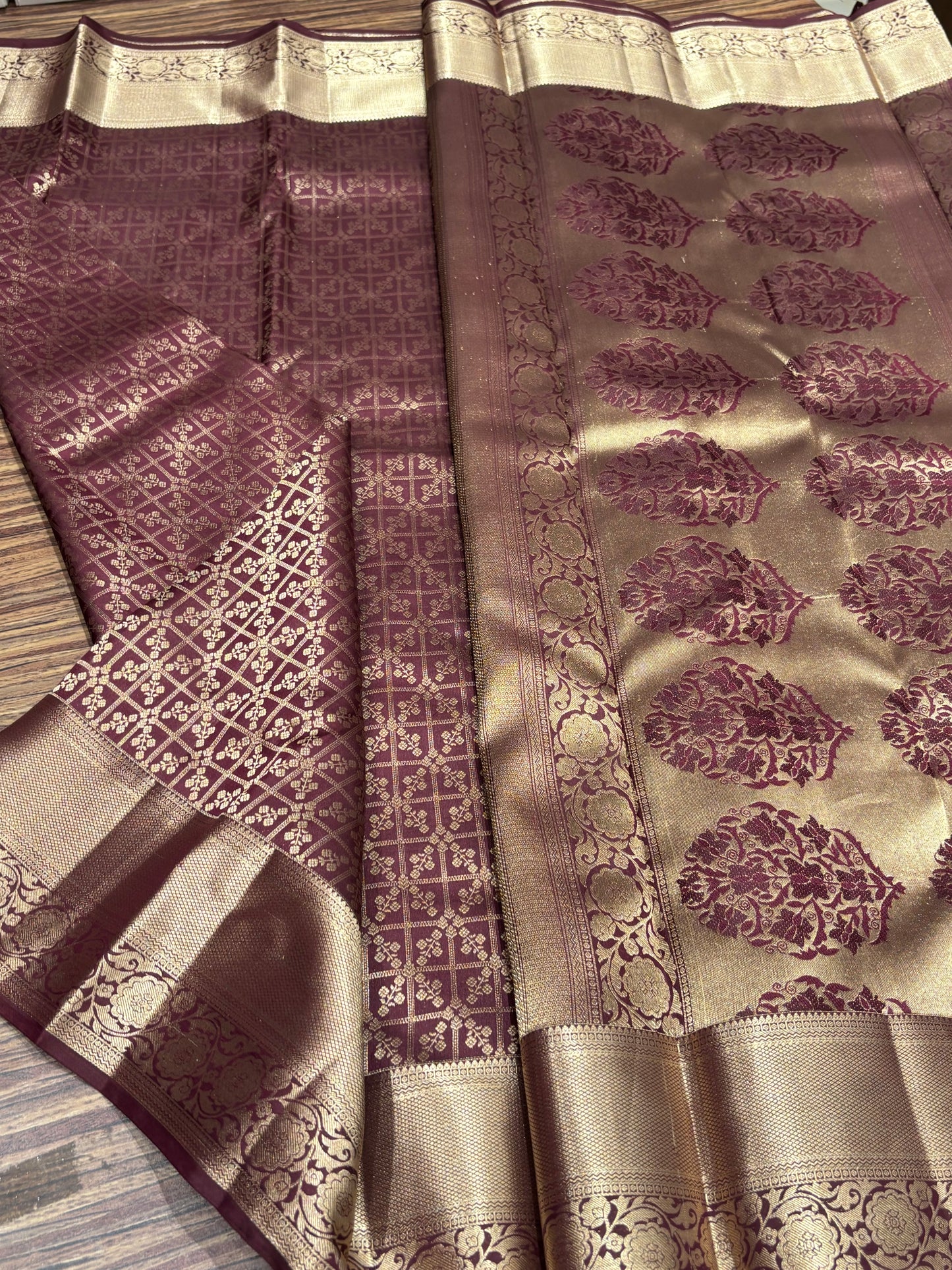 Pure Kanchipuram Broced Silk