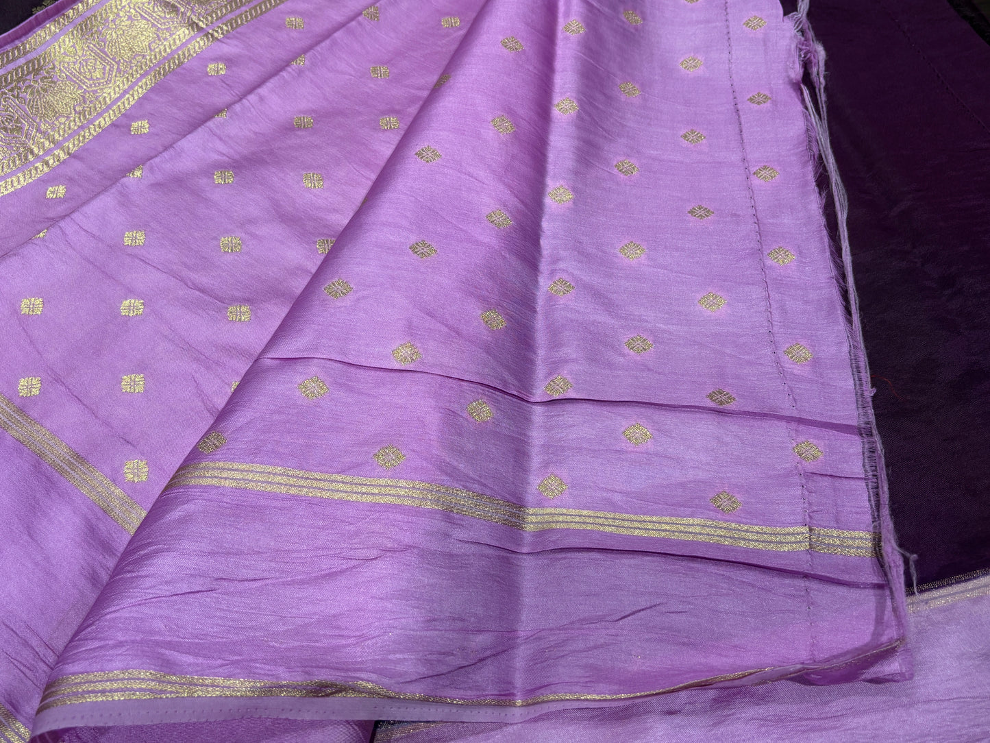 Soft crape saree