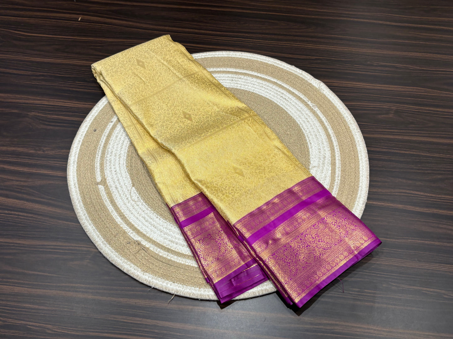 Semi Kanchipuram silk
