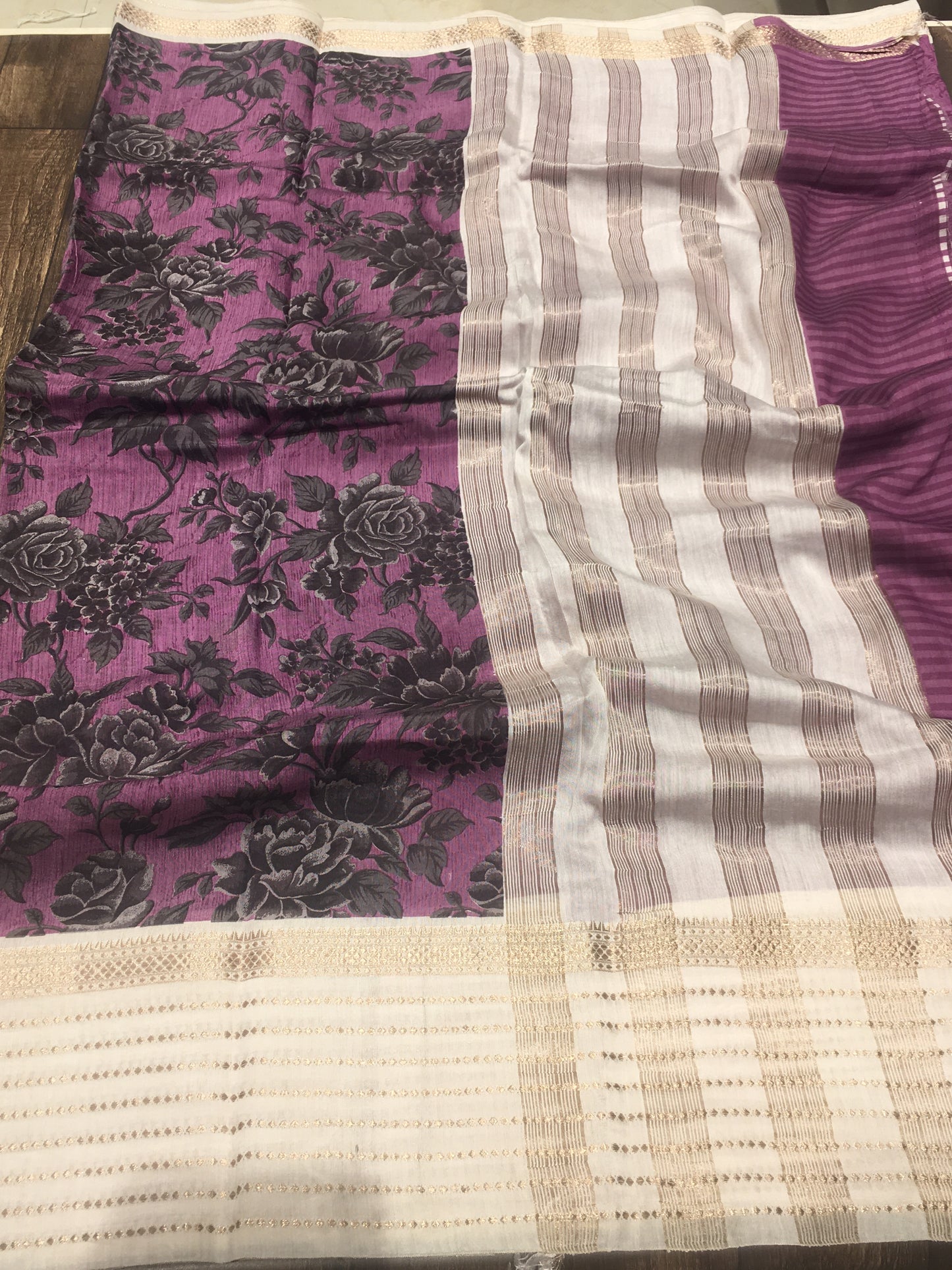 Butter Crape Saree
