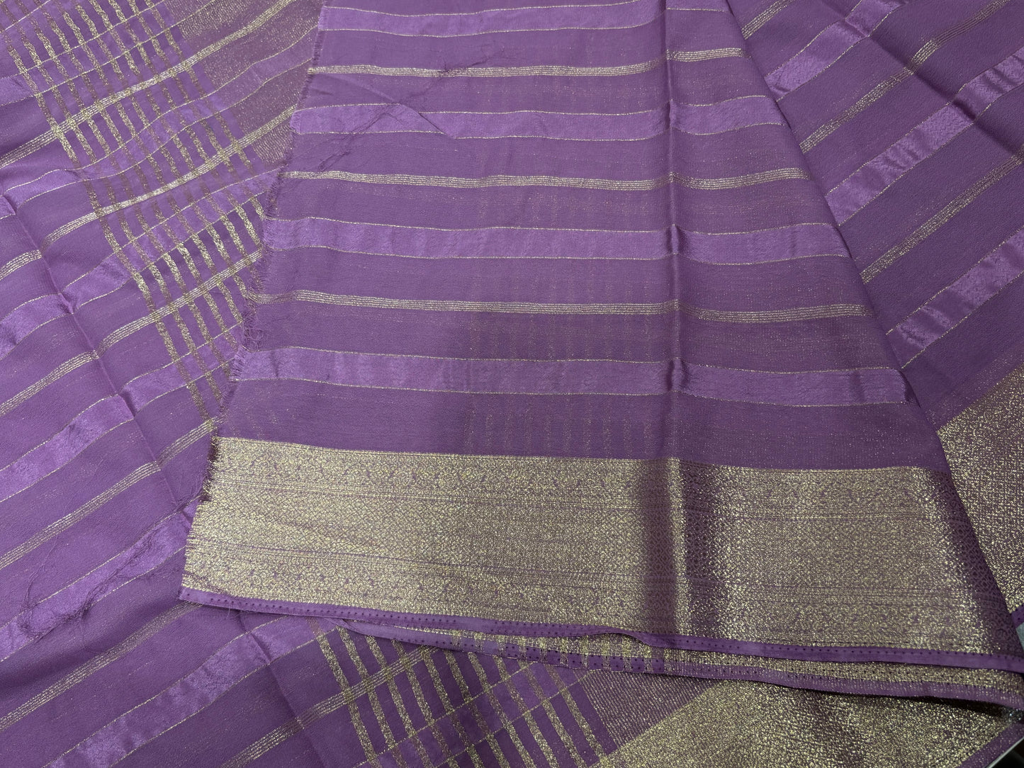 Mysore crape saree