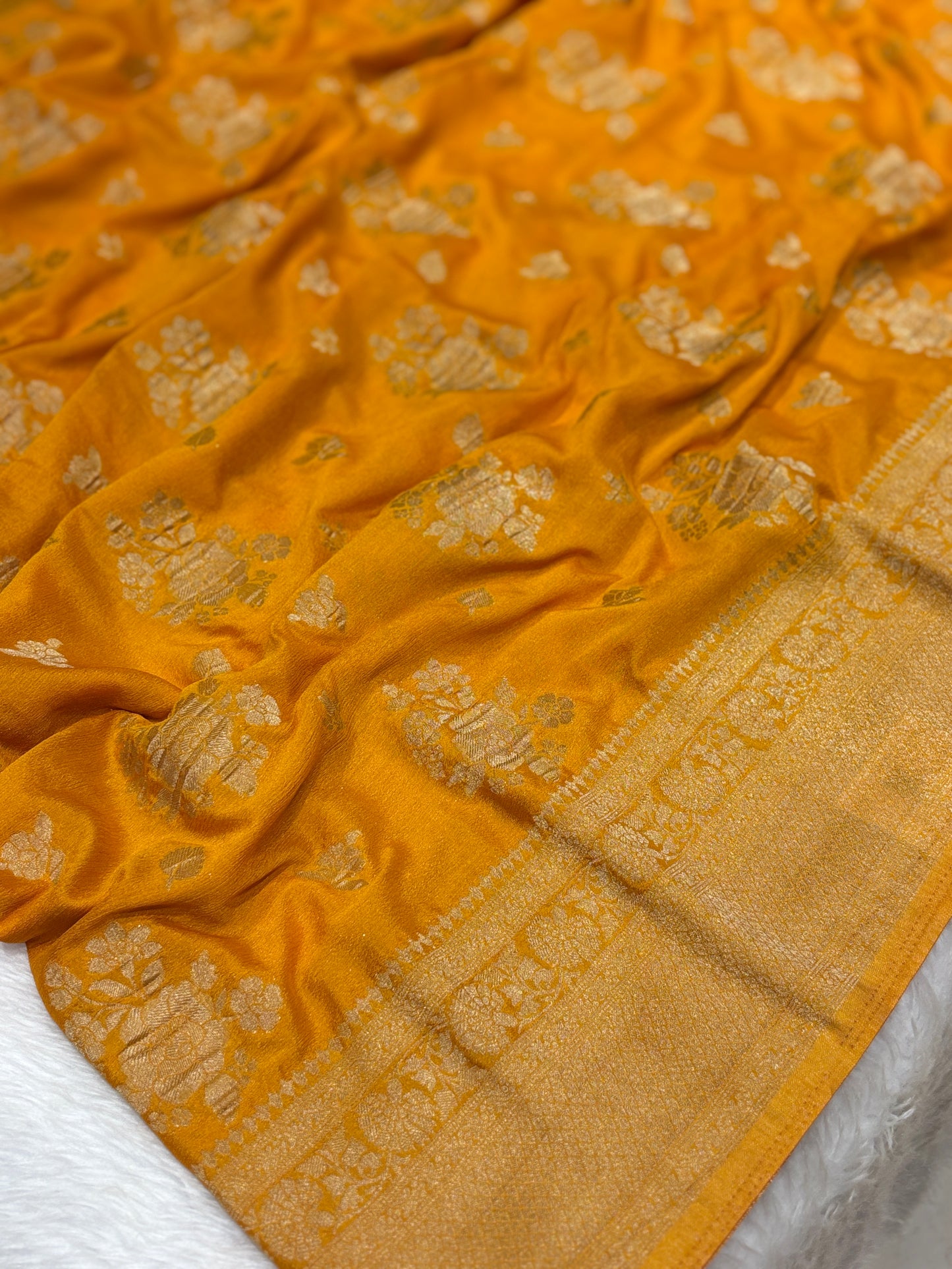 Chiffon georgette saree