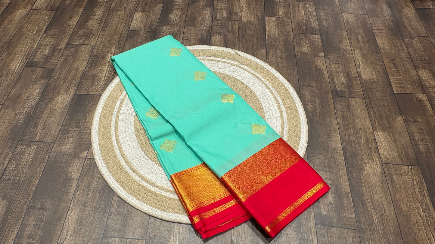 Semi Kanchipuram silk