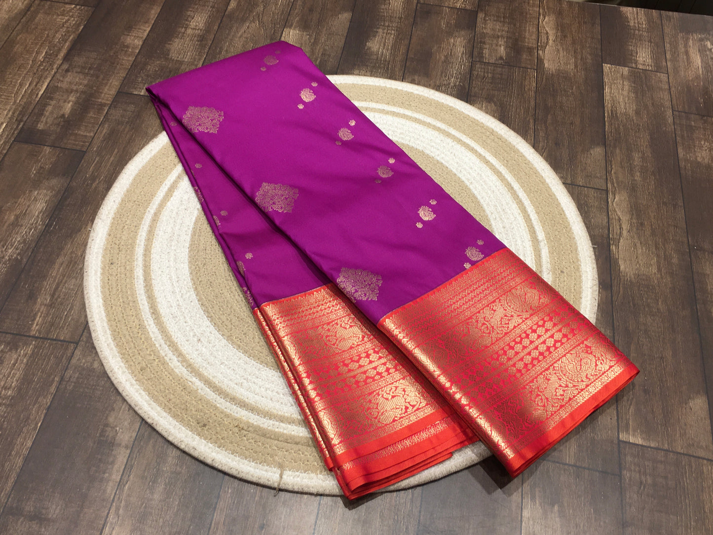 Semi Kanchipuram silk