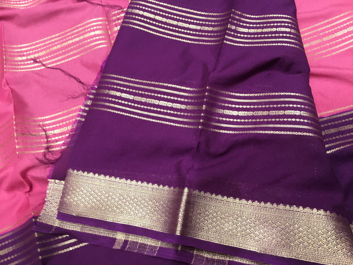 Semi Mysore Crape Silk