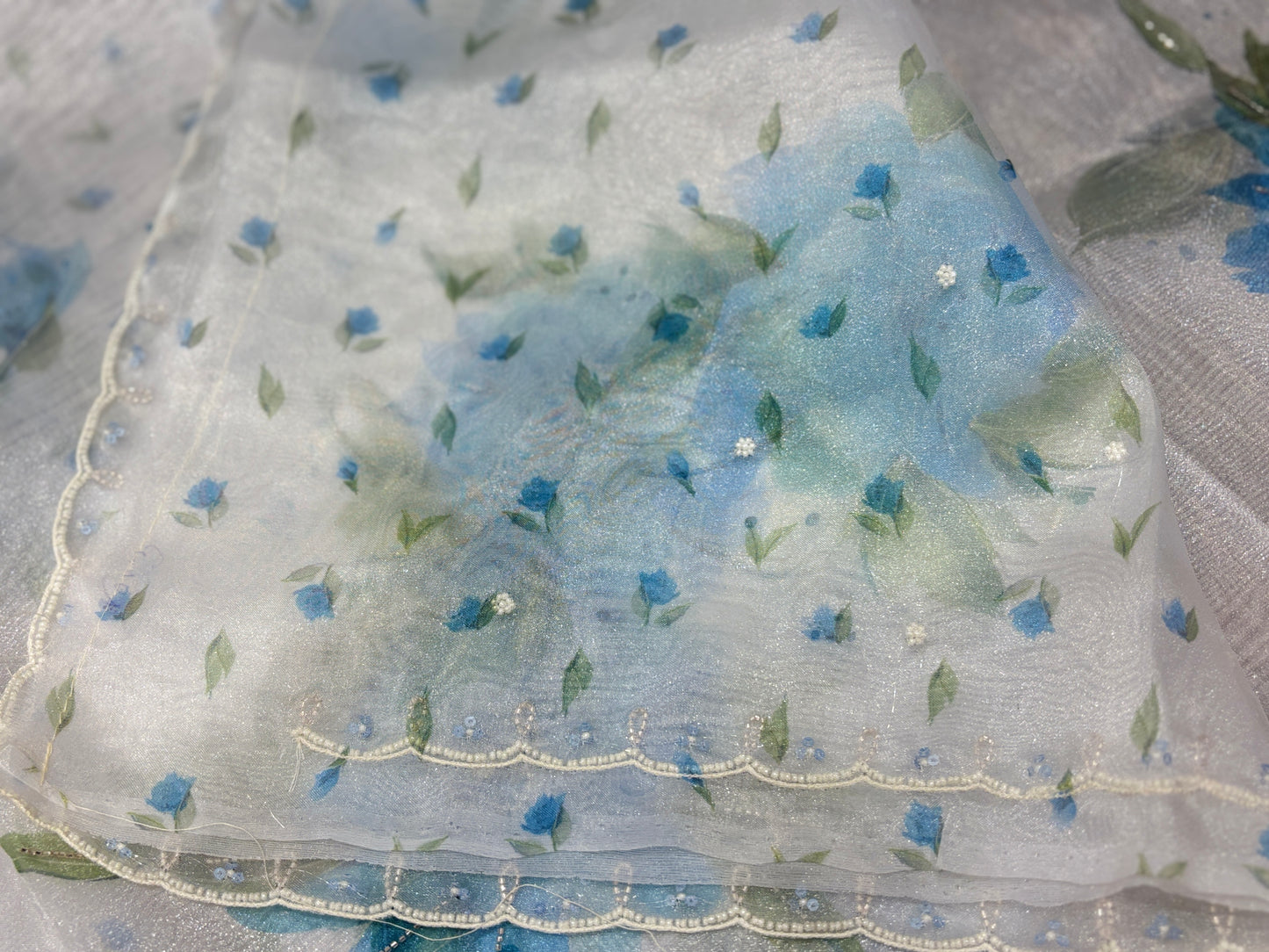 Organza saree