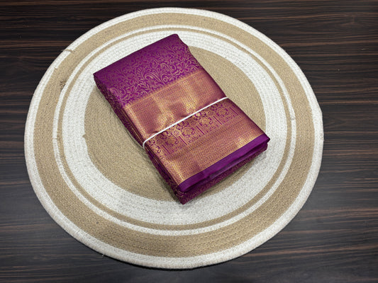 Semi Kanchipuram silk
