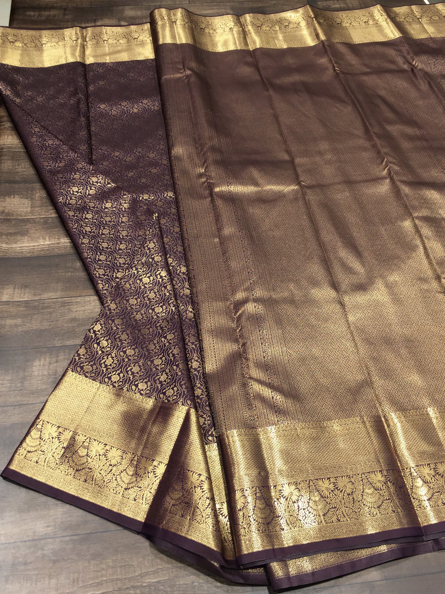Semi Kanchipuram silk