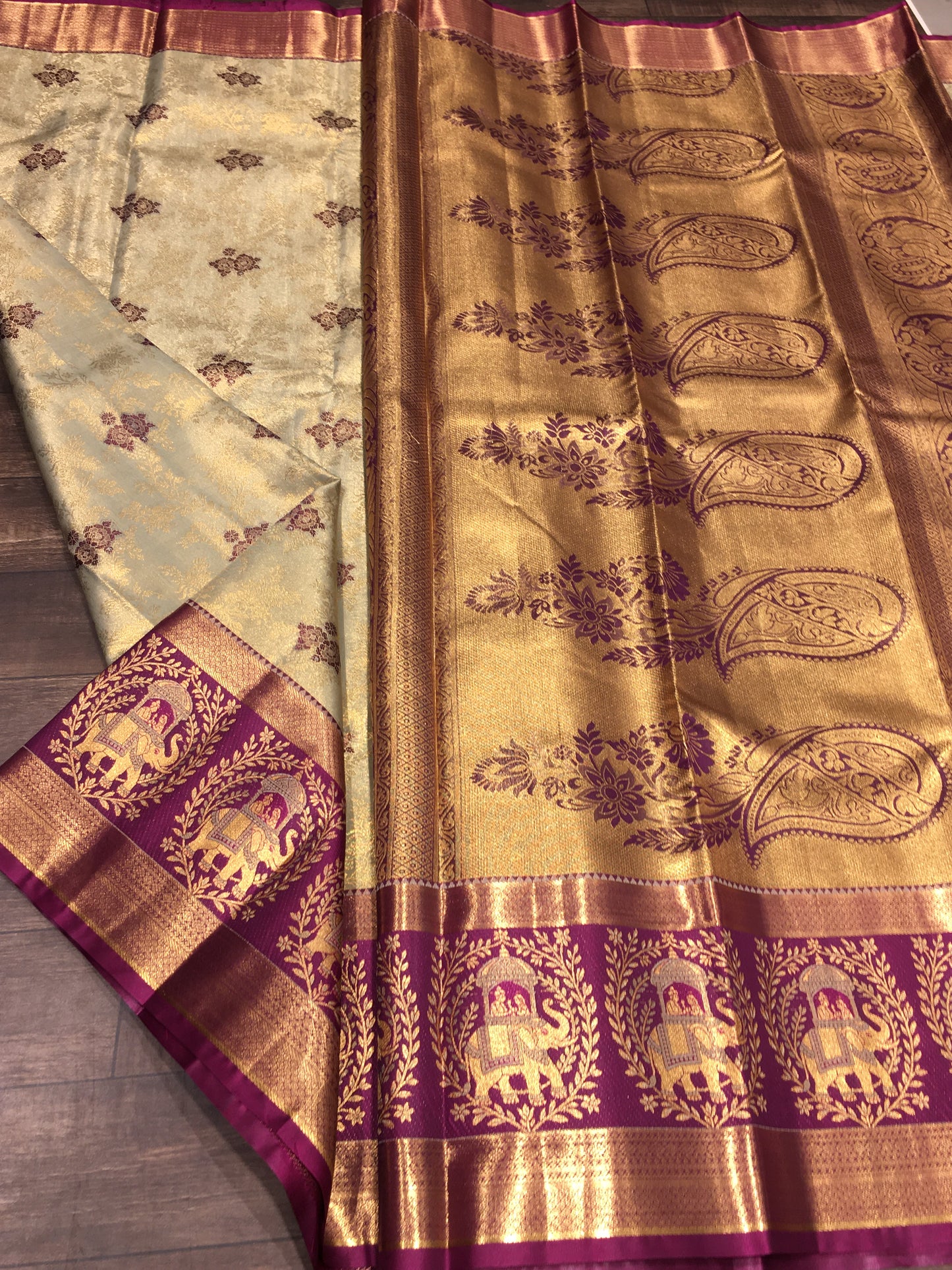 Semi Kanchipuram Tissue