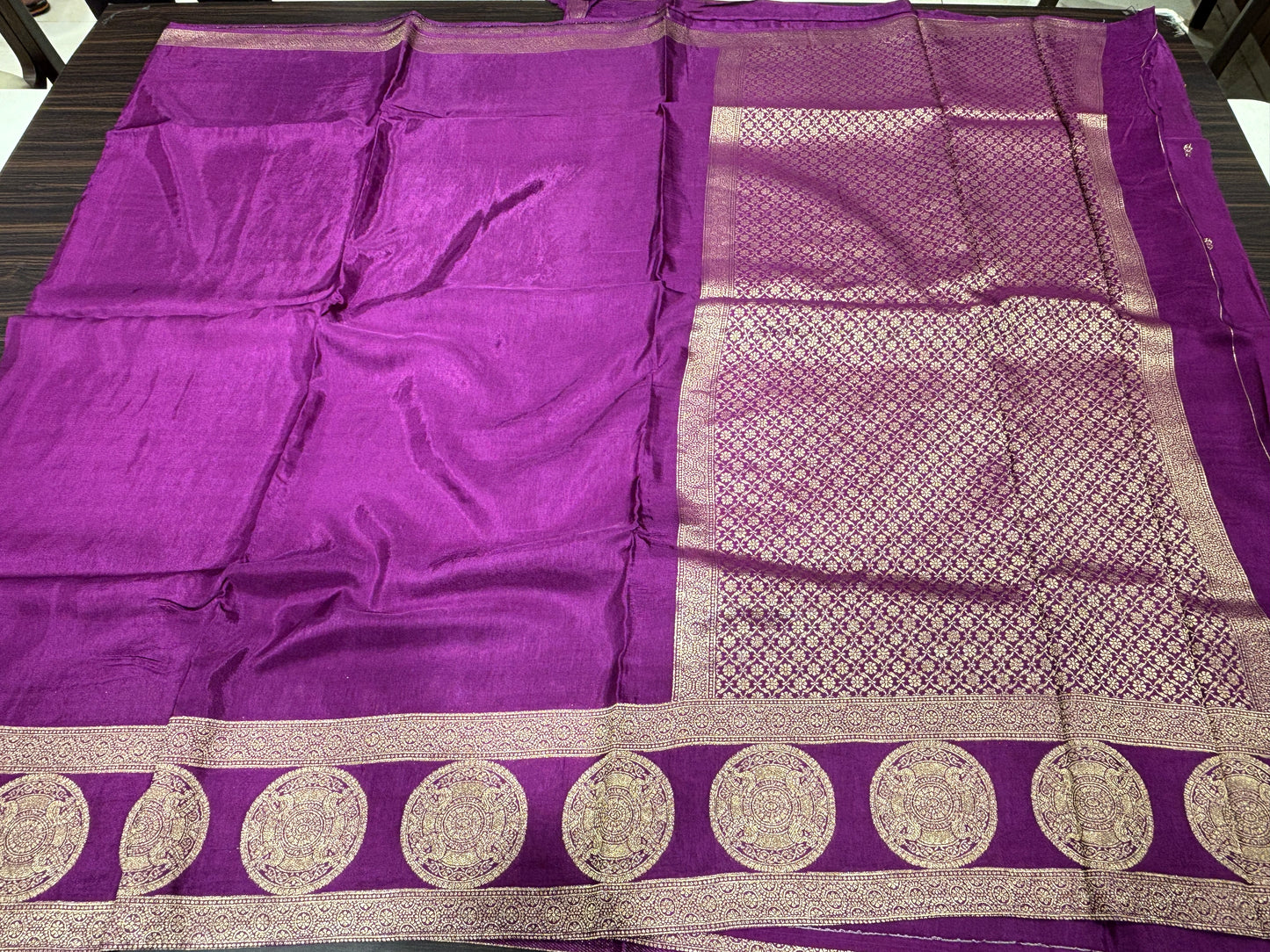 Satin crape