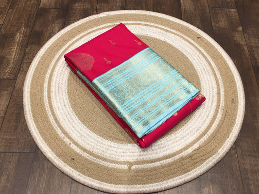 Semi Kanchipuram silk