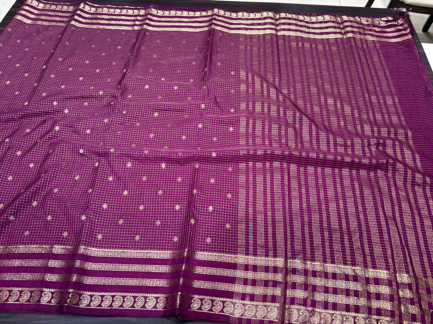 Semi Mysore crape