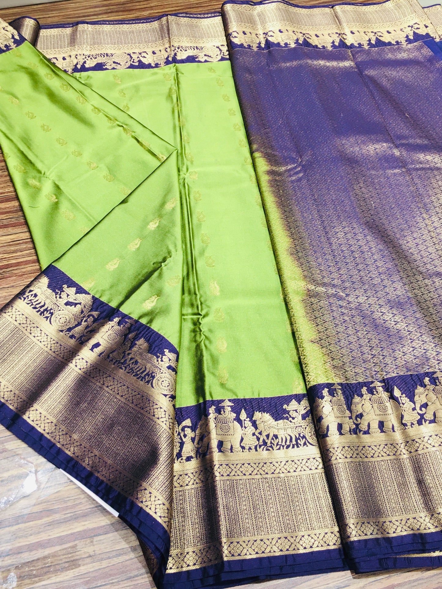 Semi Kanchipuram silk