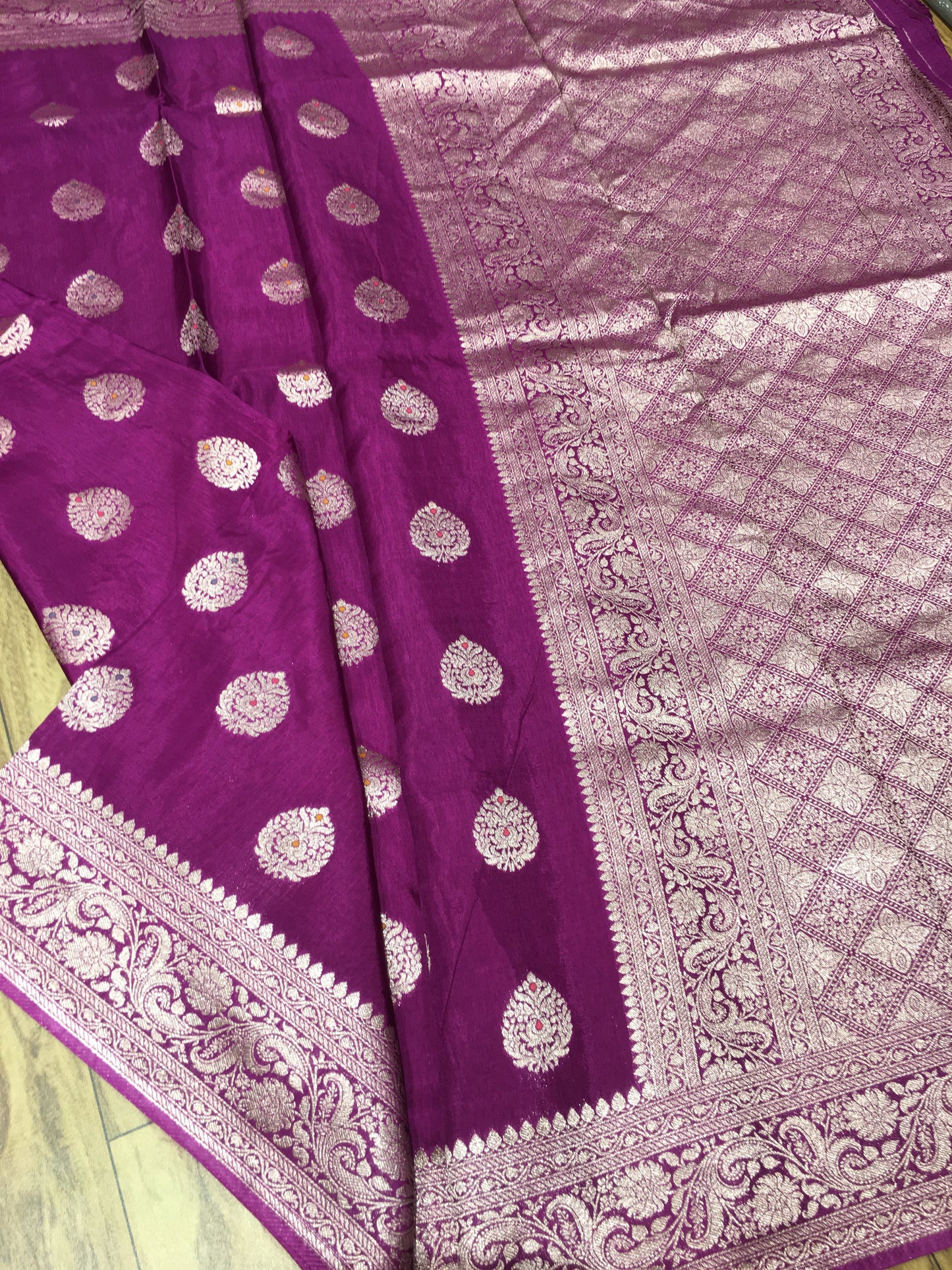 Satin Crape Saree
