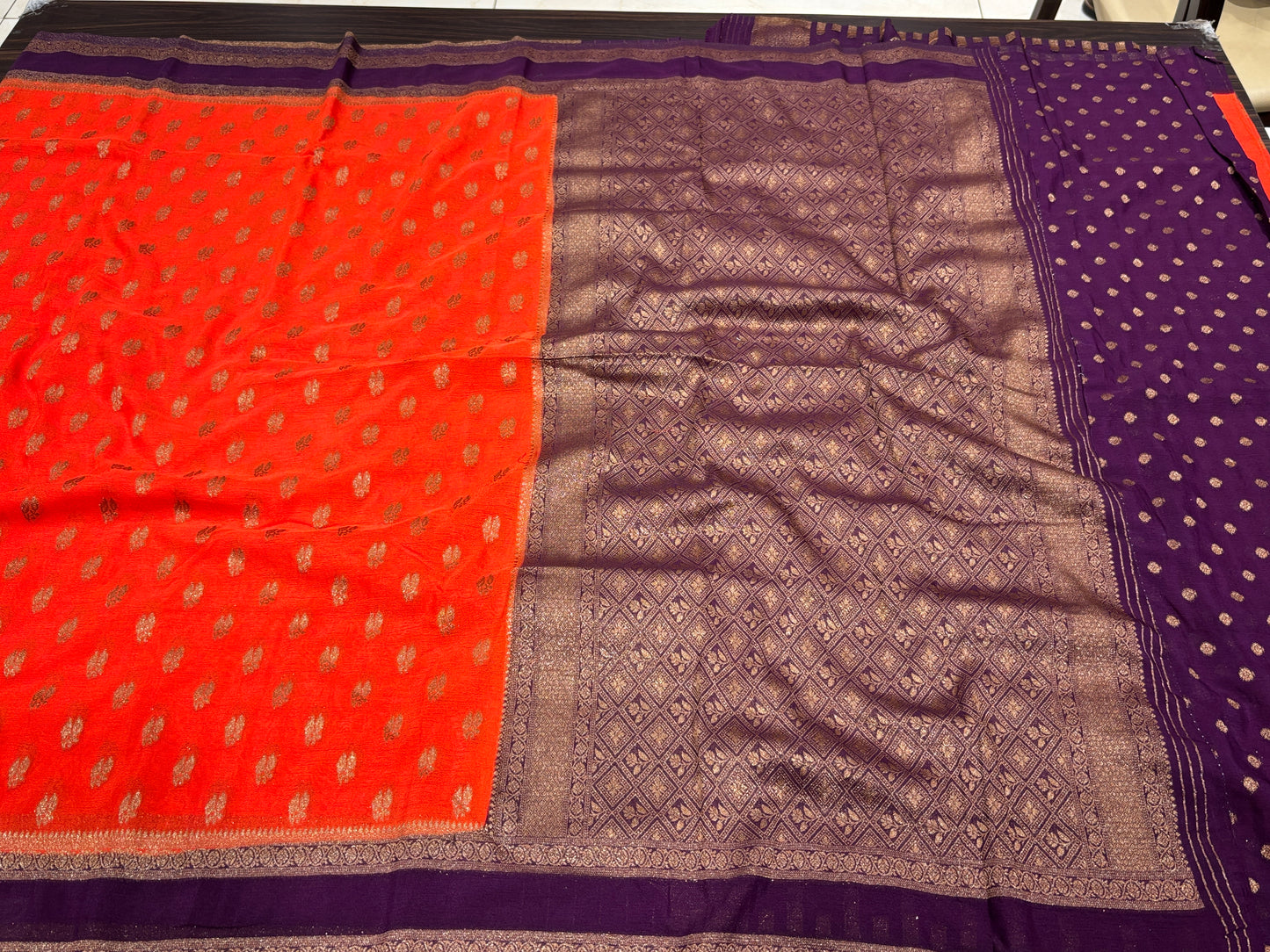Chiffon georgette saree