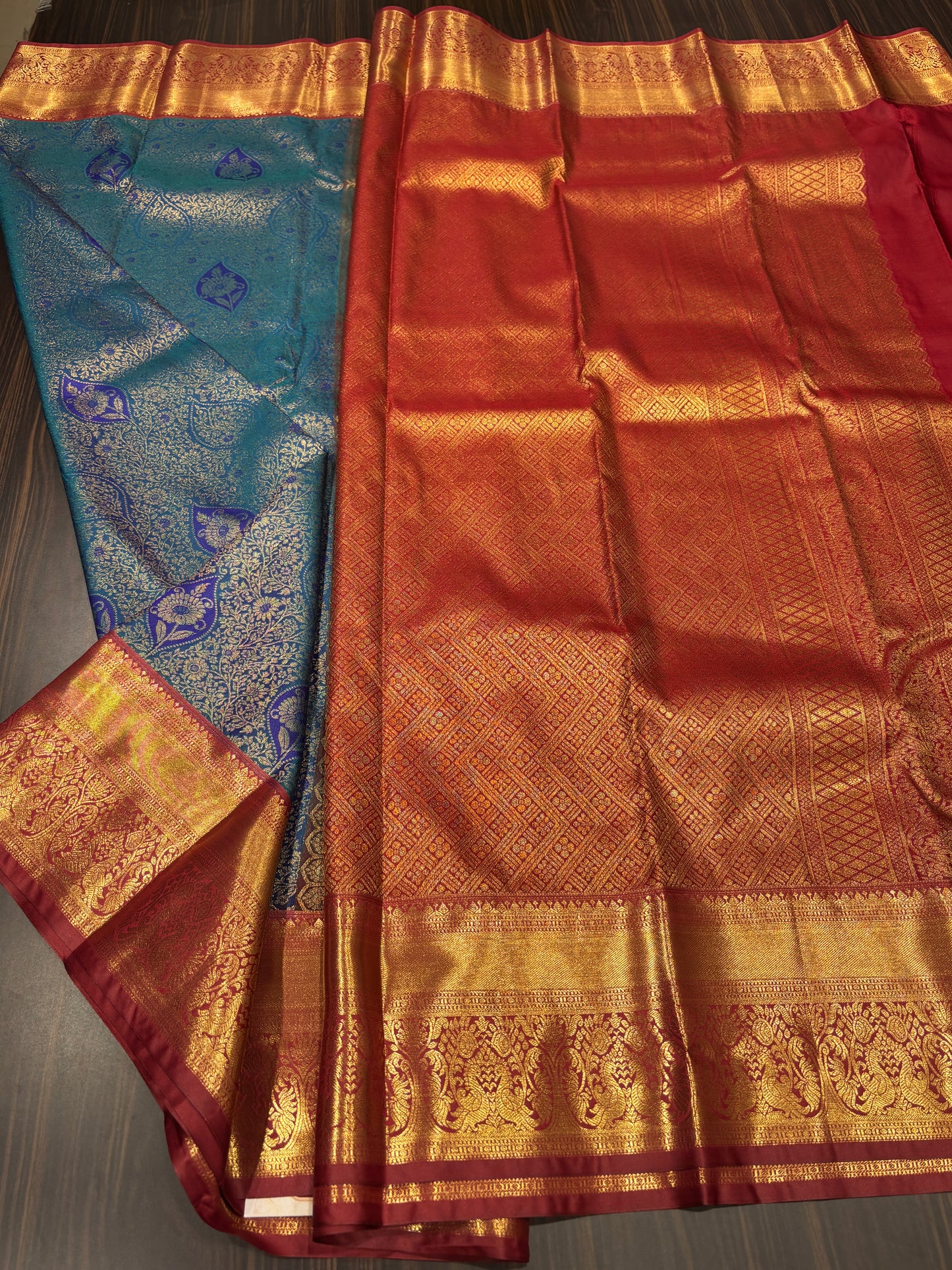 Semi Kanchipuram silk