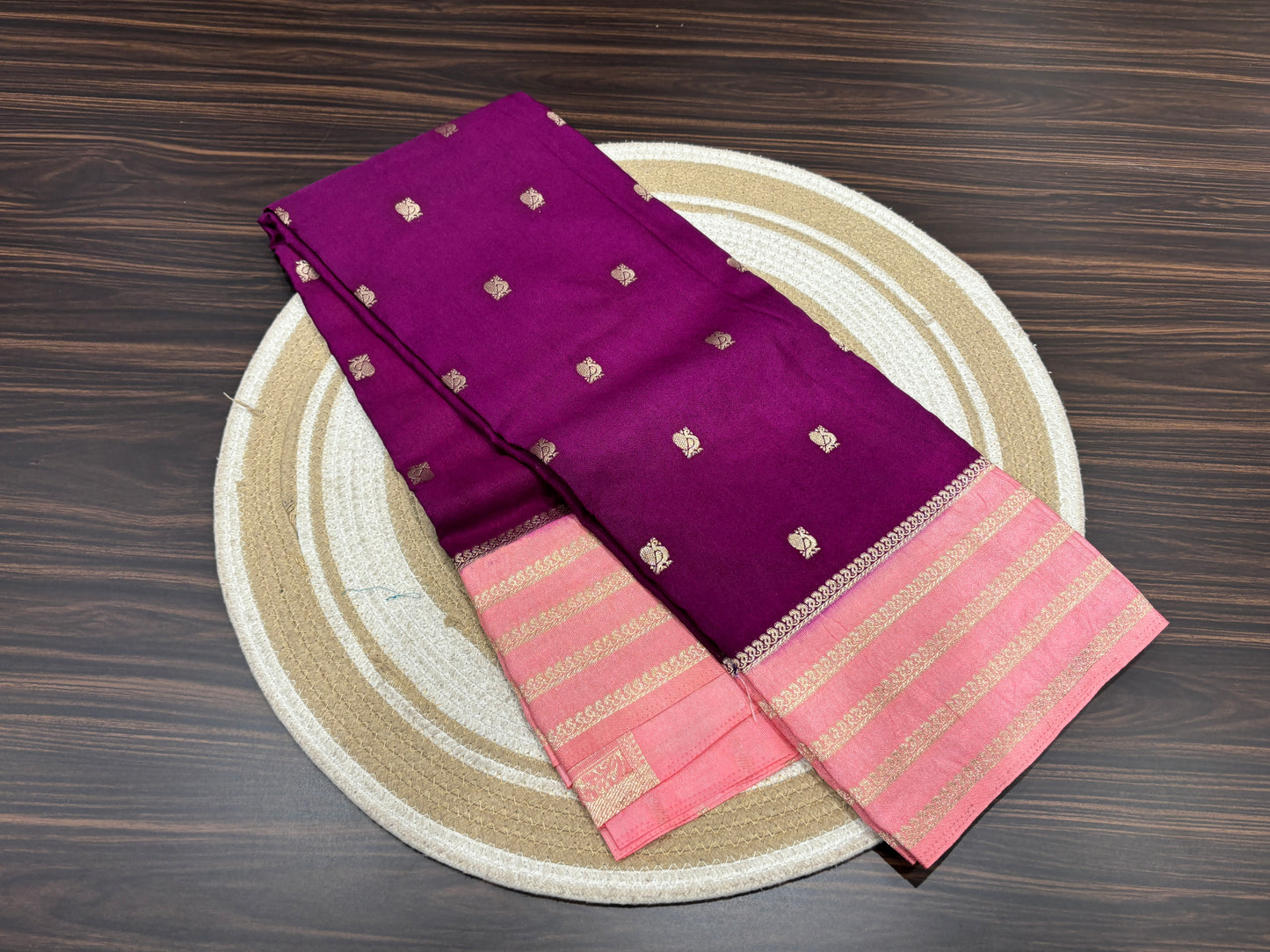 Soft crape saree