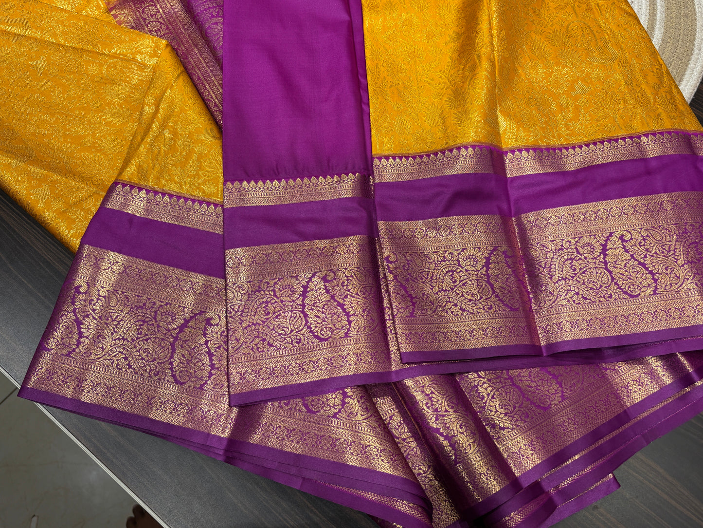 Semi Kanchipuram silk