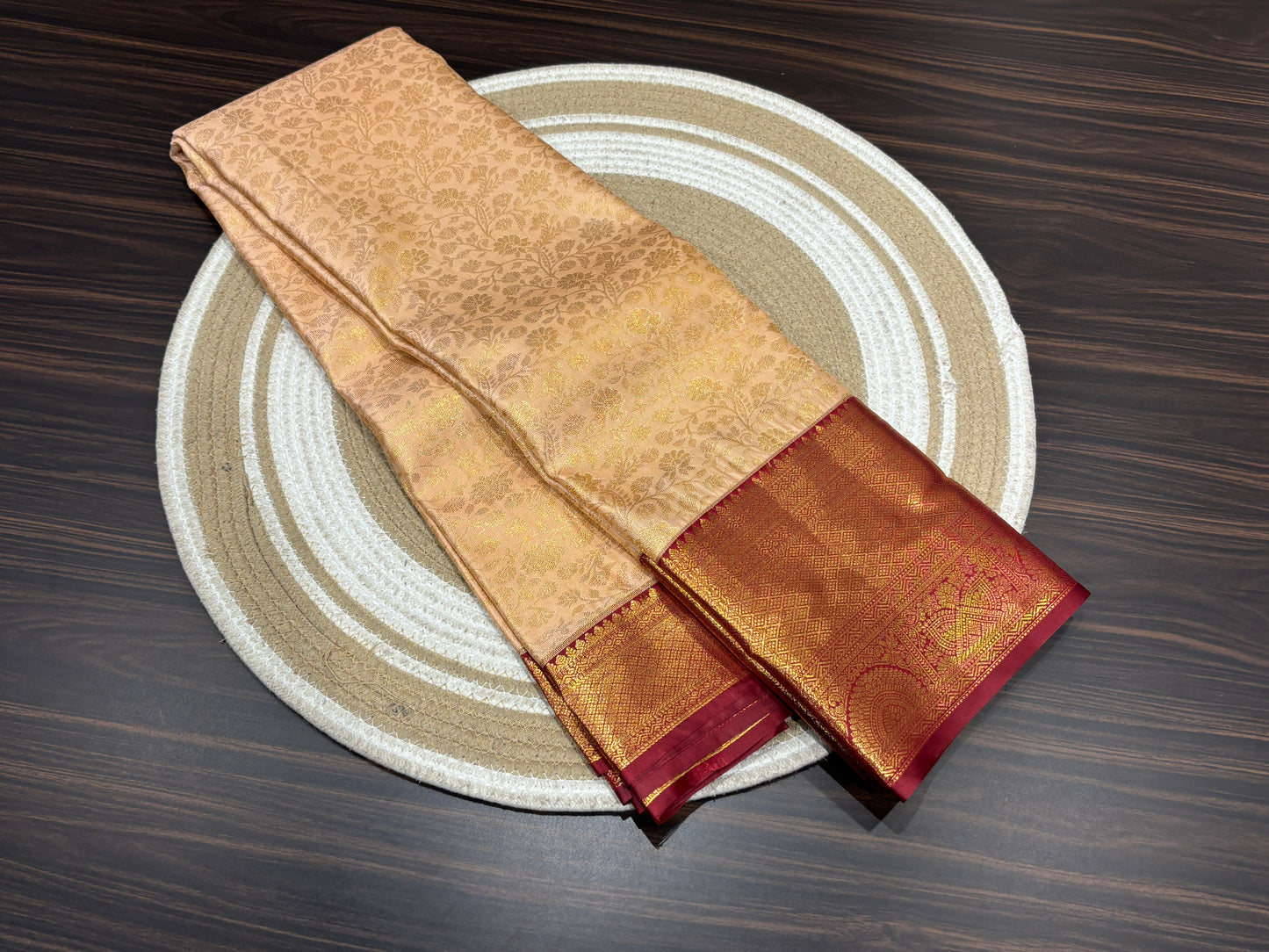 Semi Kanchipuram silk
