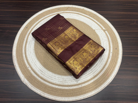Semi Kanchipuram silk