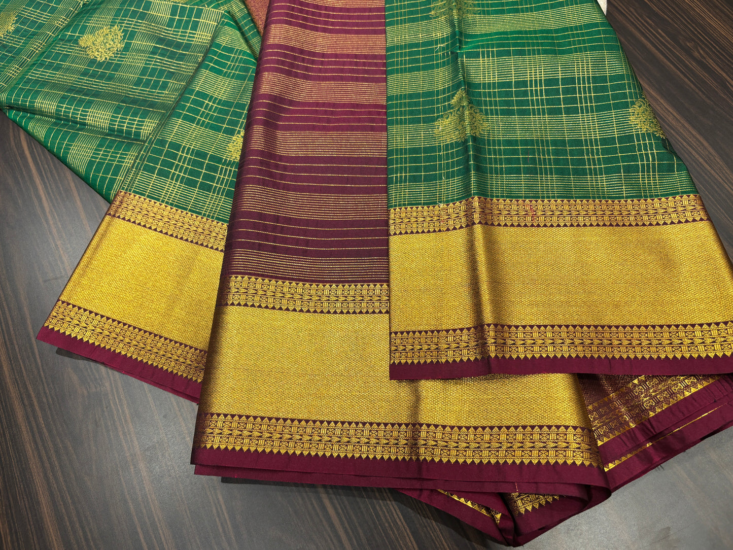 Semi Kanchipuram silk