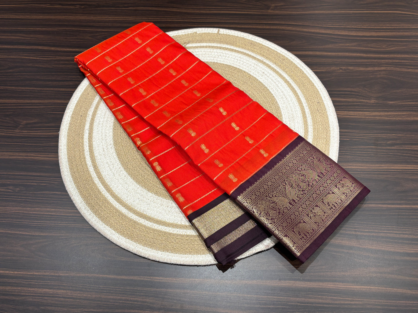 Semi Kanchipuram silk