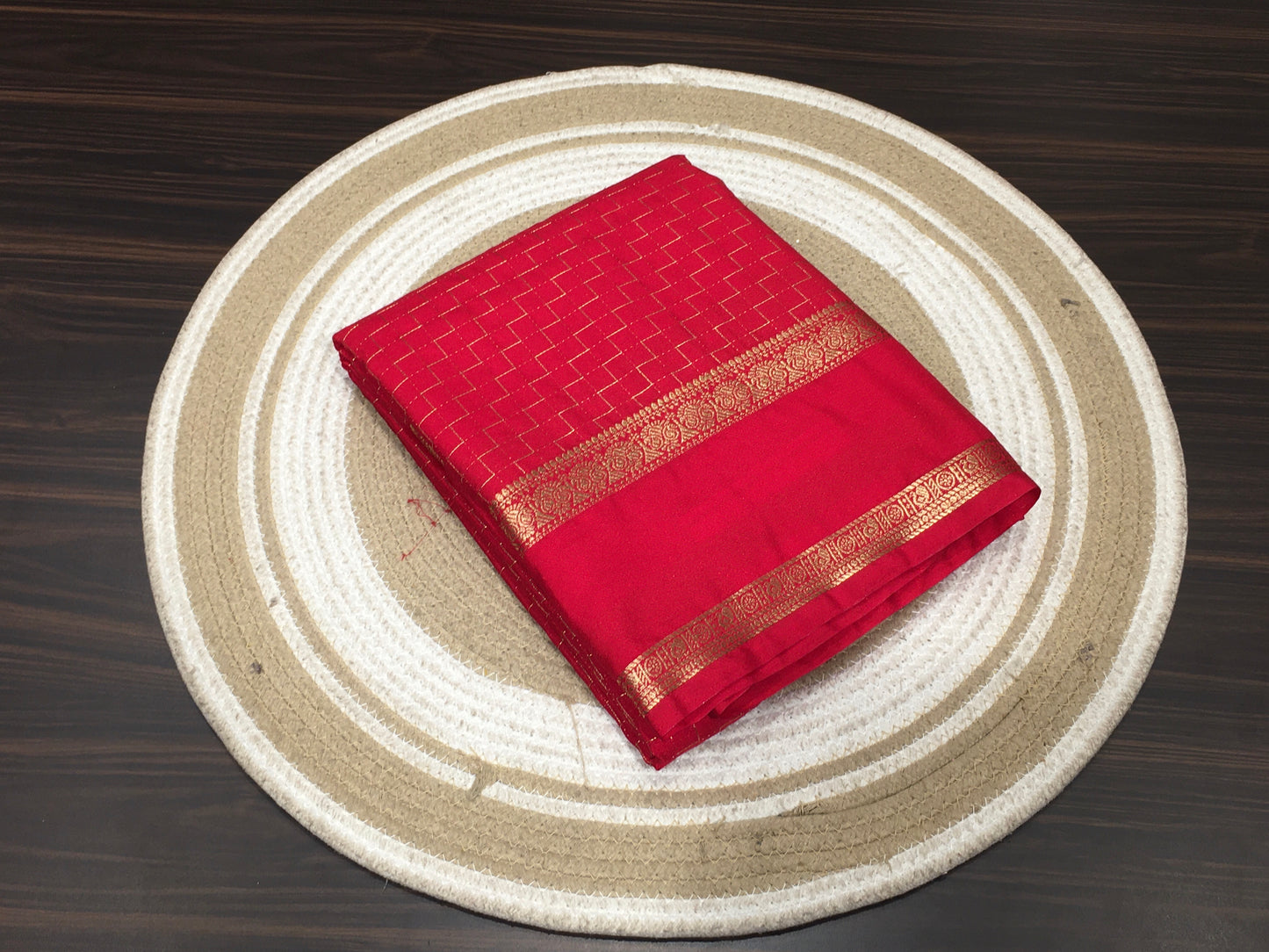 Mysore crape saree