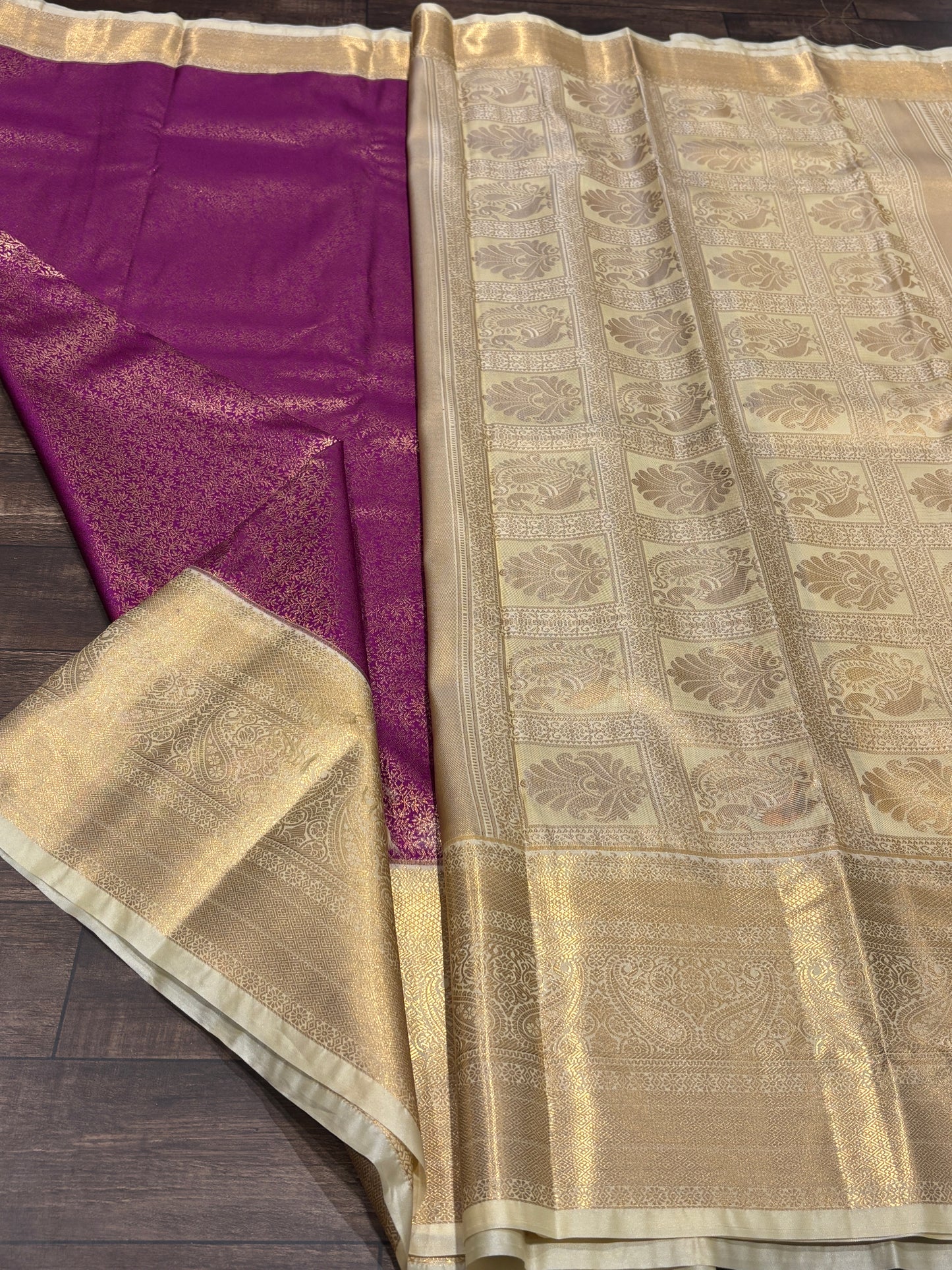 Semi Kanchipuram silk