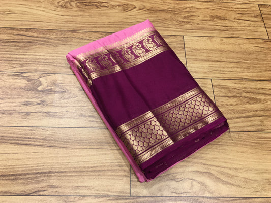 Semi Mysore Crape Silk