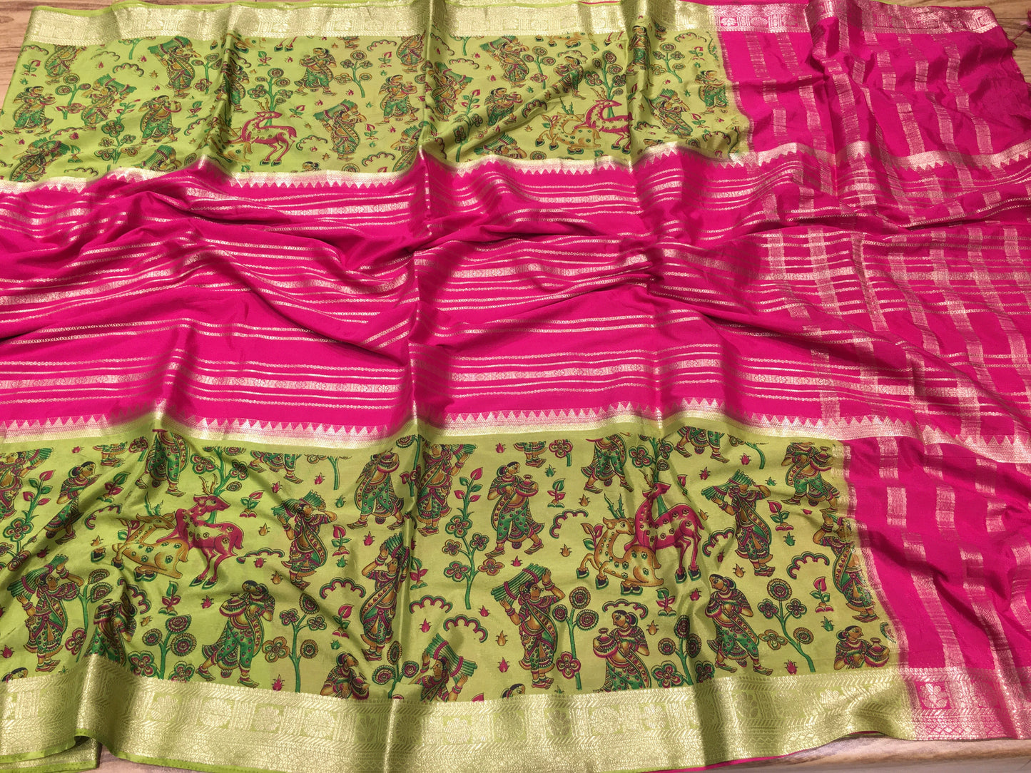 Semi Mysore Crape Silk