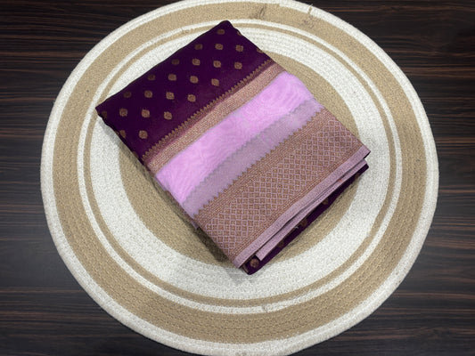 Chiffon georgette saree