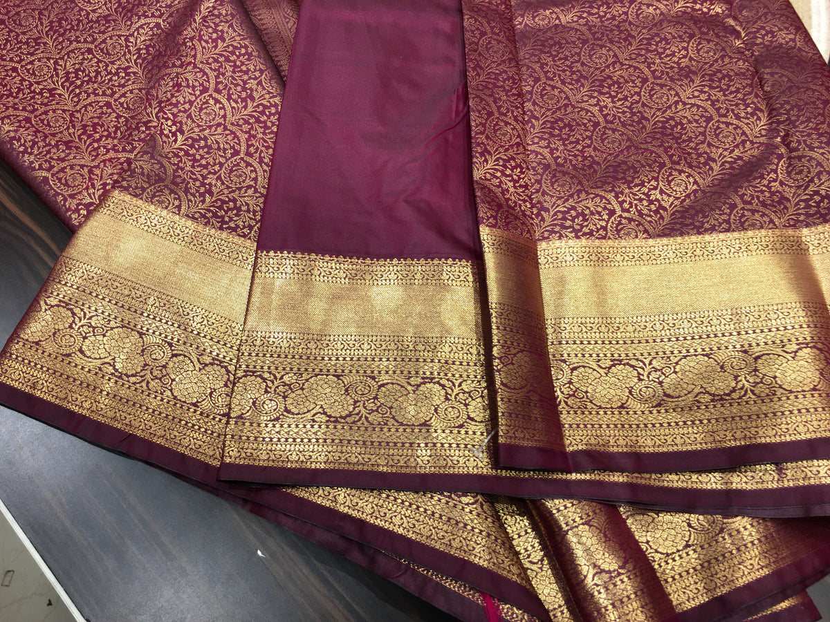 Semi Kanchipuram silk