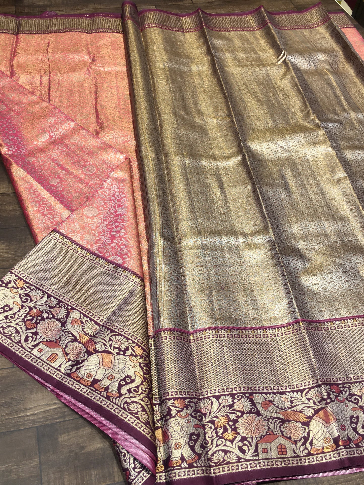 Semi Kanchipuram Tissue