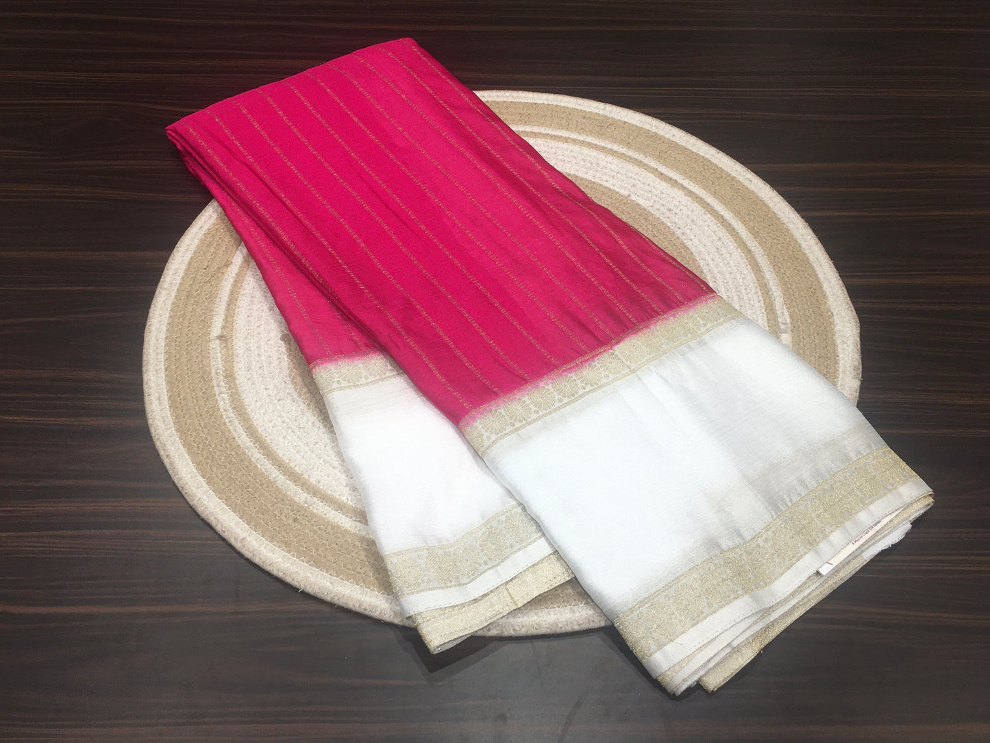 Chiffon crape saree