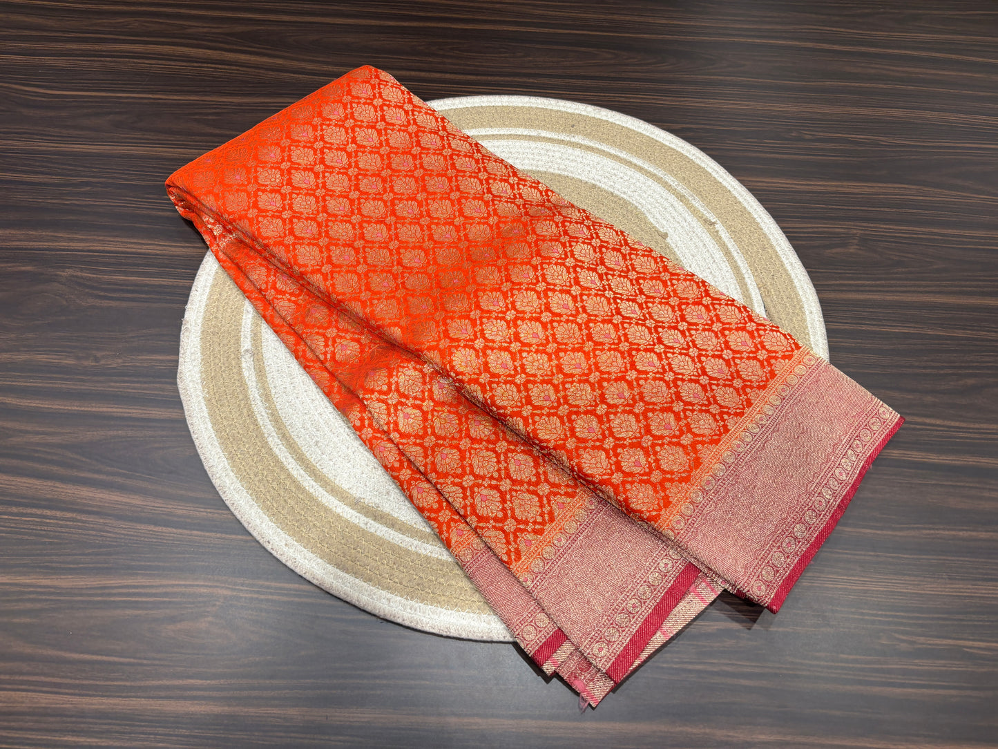 Chiffon crape saree