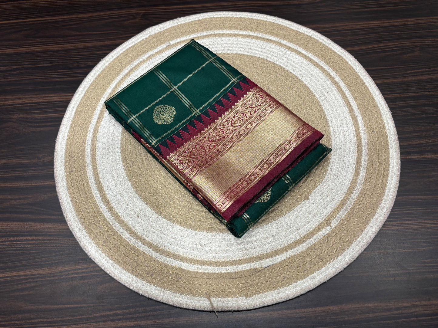 Semi Kanchipuram silk