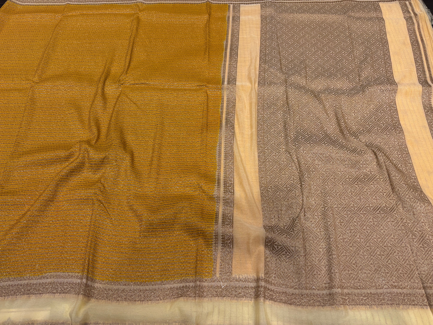 Dupion silk saree