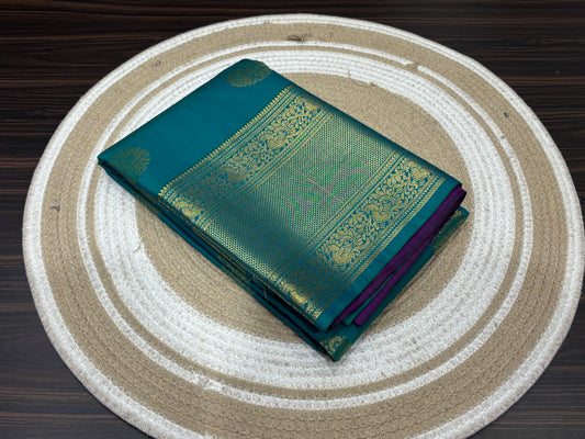 Semi Kanchipuram silk