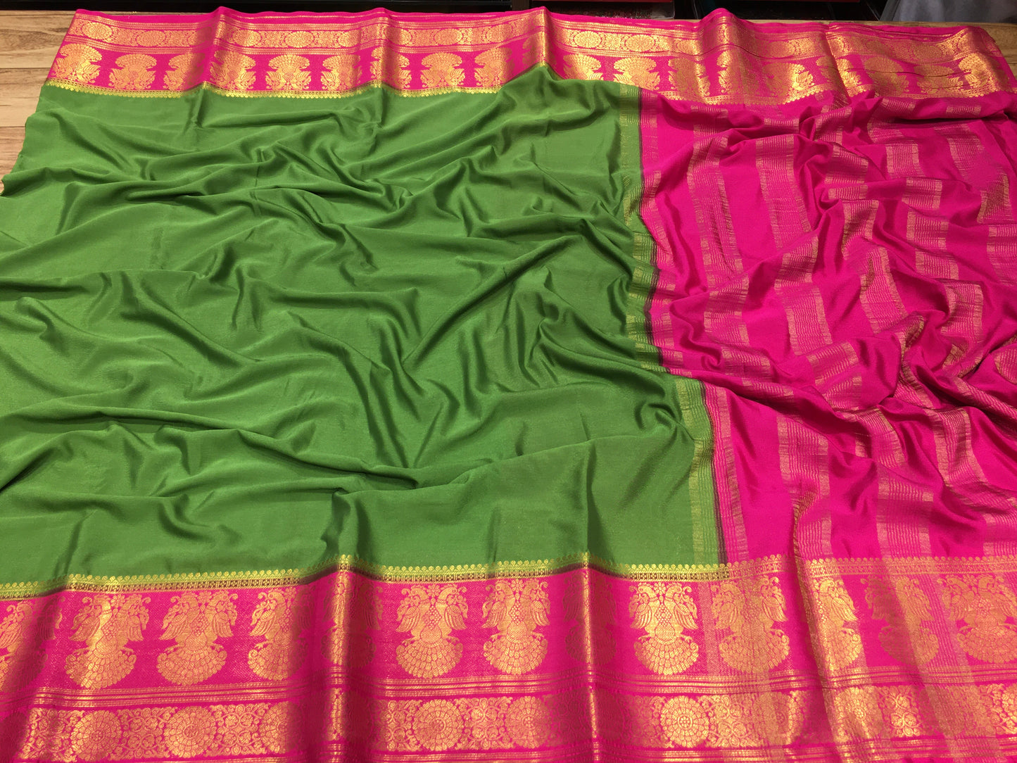 Semi Mysore Crape Silk
