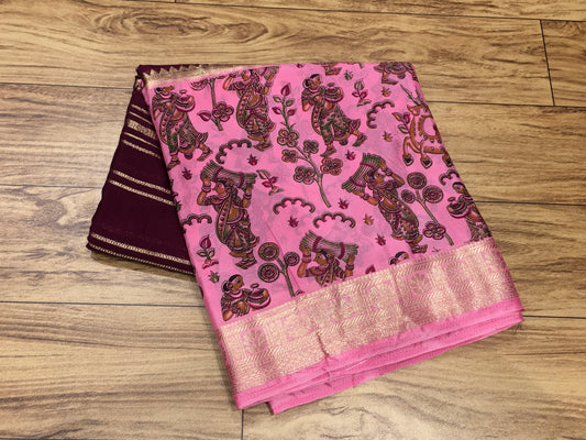 Semi Mysore Crape Silk